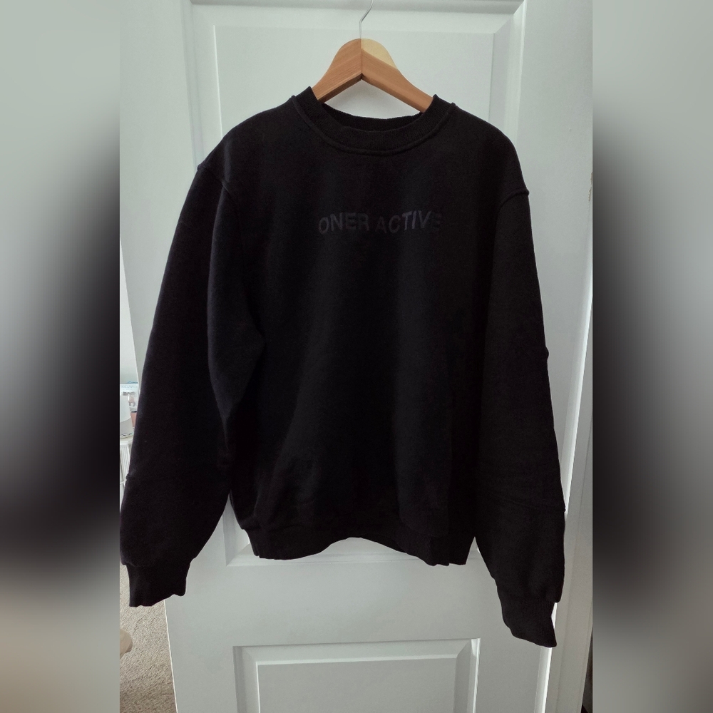 Oner Active Classic Oversized Crewneck | Black
